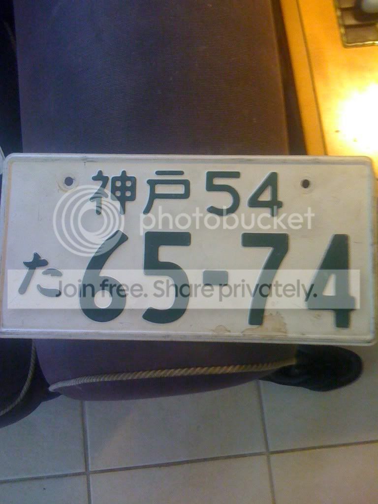 JDM Japanese plates CHEAP... Tampa Racing